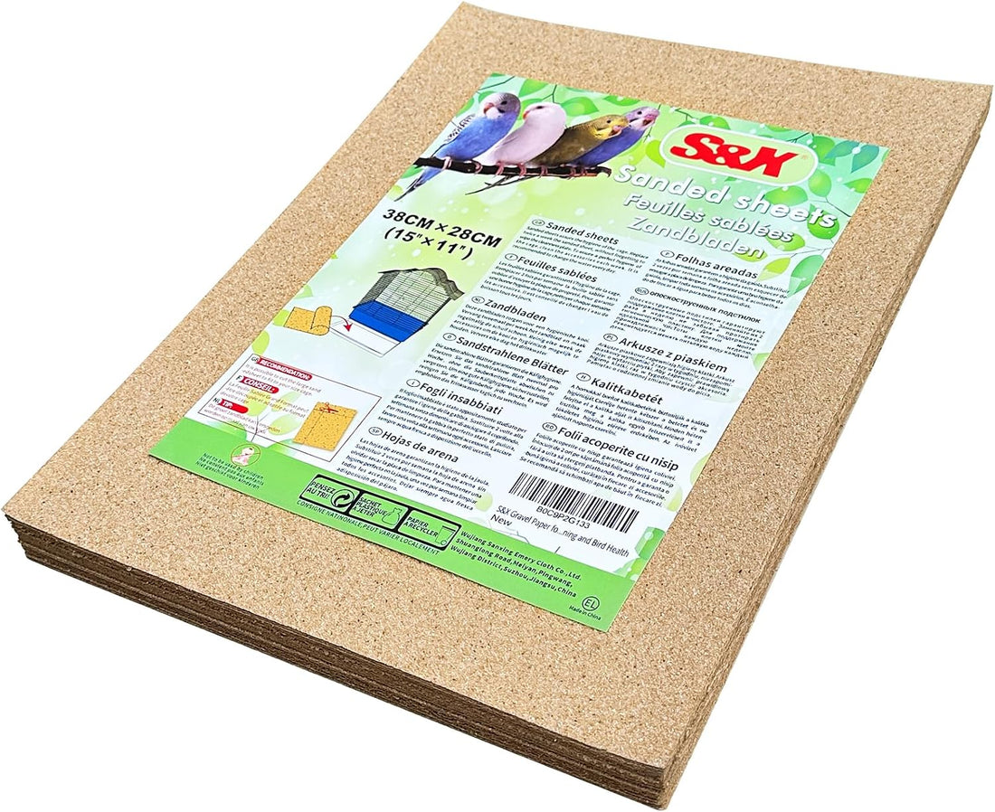 S&X Gravel Paper Bird Cage Liners
