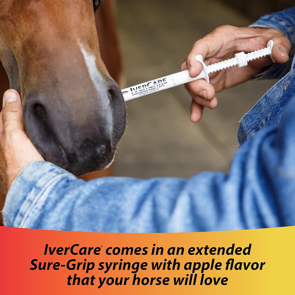 Farnam IverCare Ivermectin Horse Paste Apple Flavor 1.87%