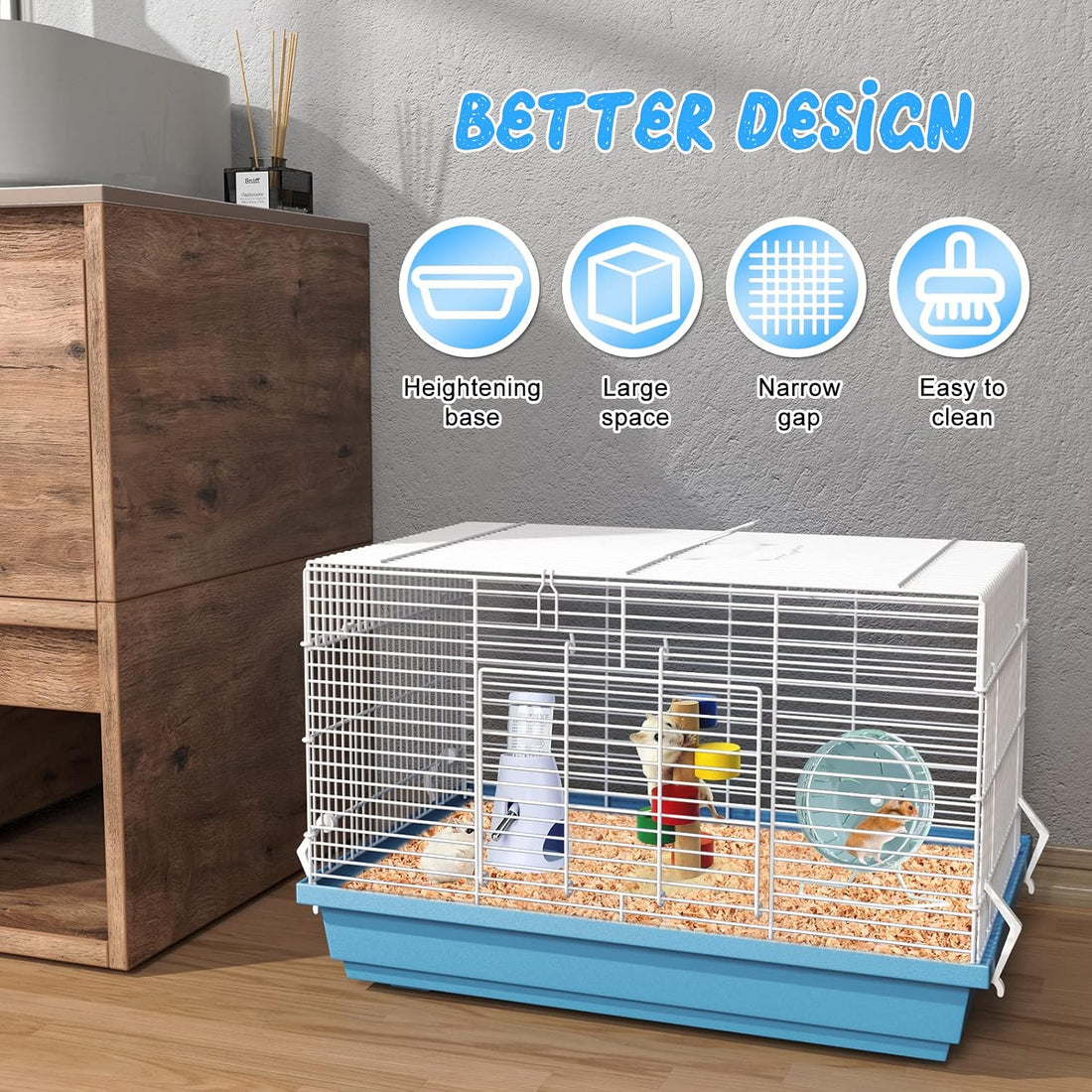 Hamster cage for Hamsters, Gerbils, mice, Rats