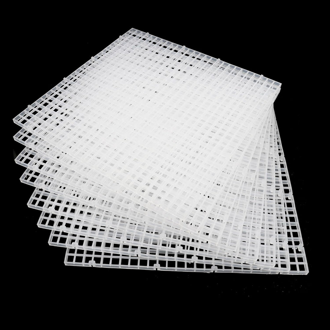 Aquarium Fish Tank Bottom Isolation 8 Pcs, Plastic Egg Crate