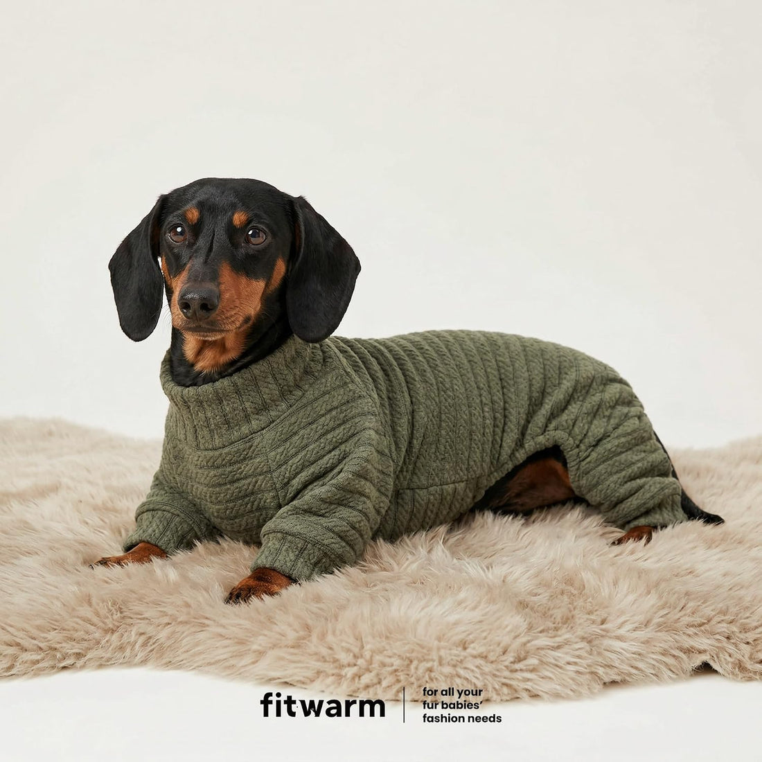 Fitwarm Turtleneck Knitted Dog Sweater Puppy Pajamas Thermal Doggie