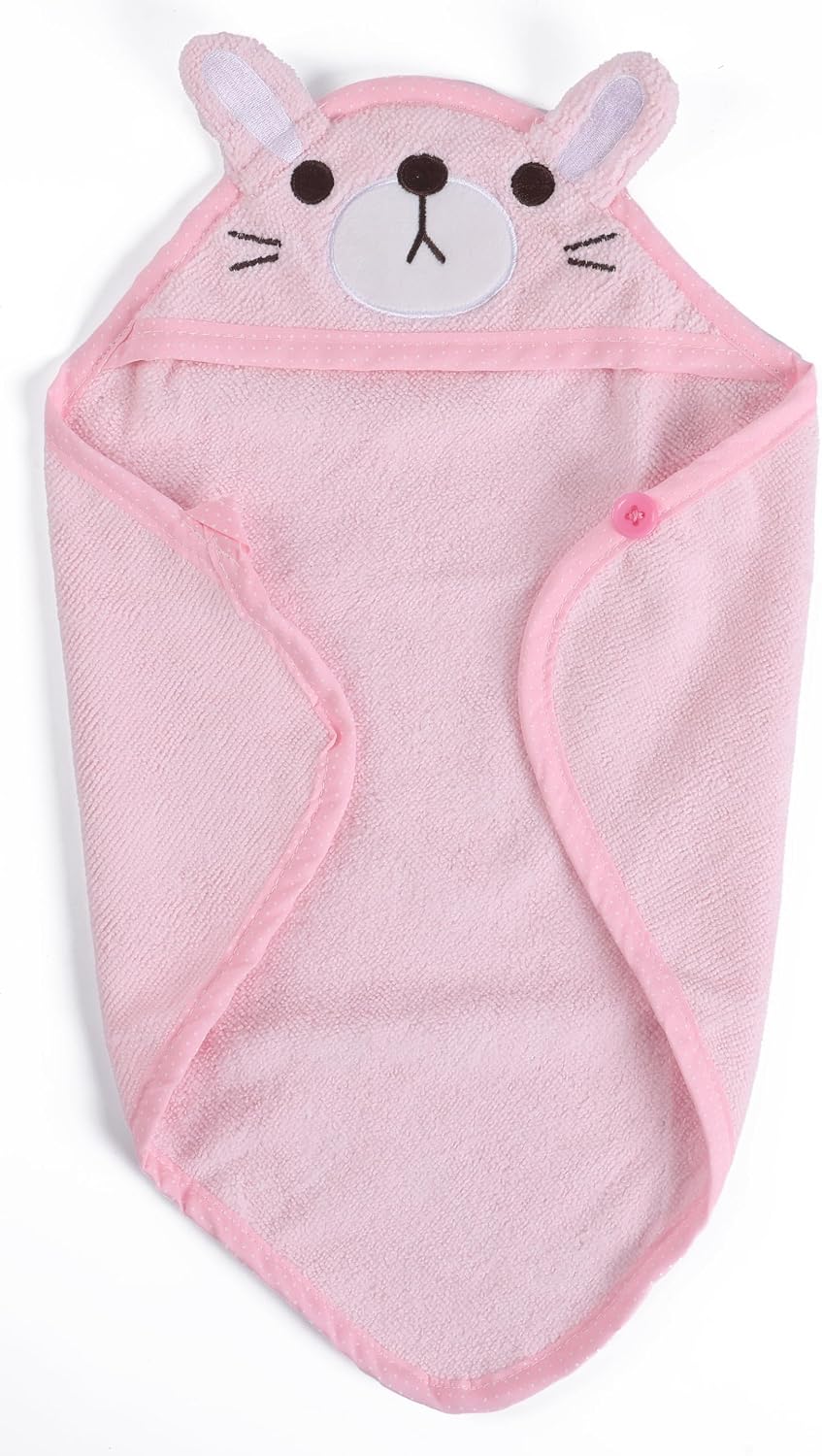 Dog Hooded Bathrobe Towel Fast Drying Absorbent Bath Warm Blanket