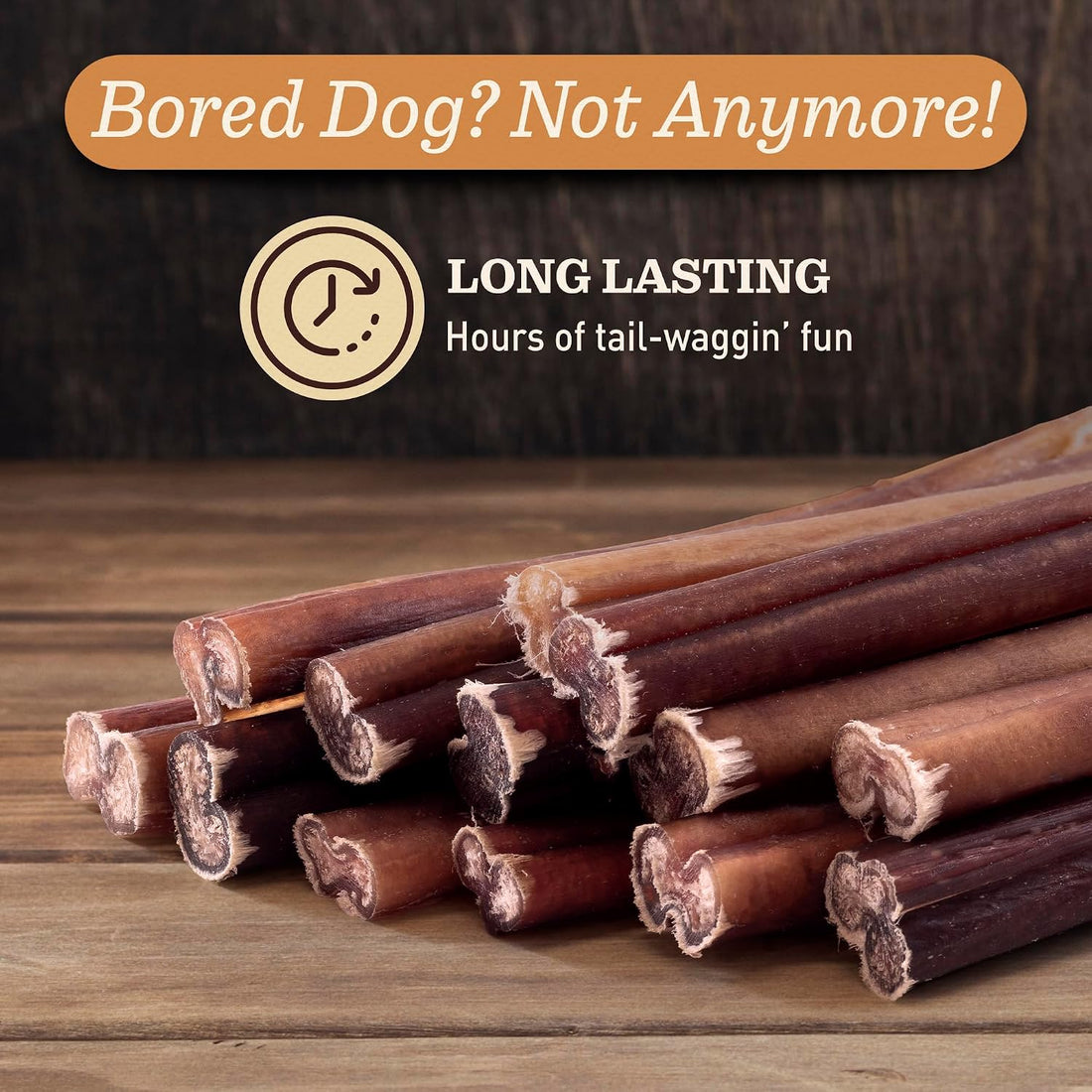 EVER FARM Pet Odor-Free Standard Bully Sticks