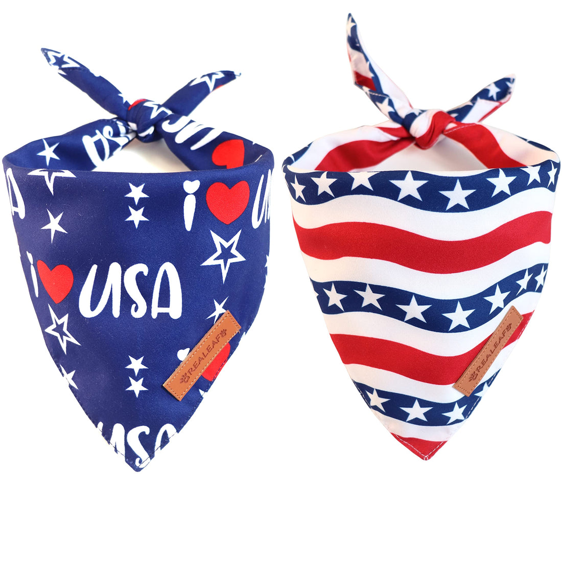 Realeaf 4th of July Bandanas 2 Pack