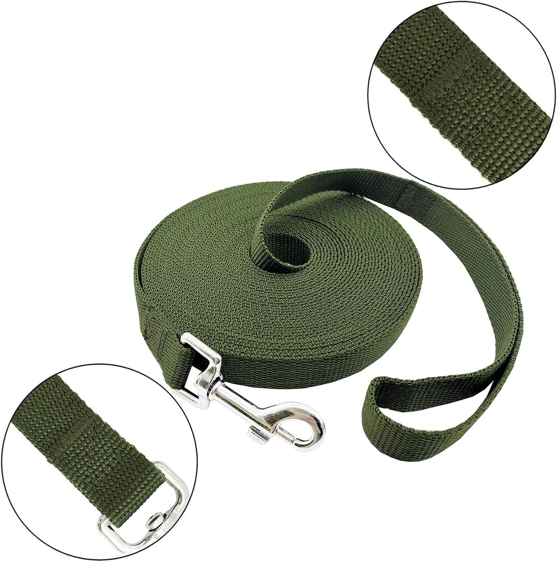 PETGOGO 15ft 20ft 30ft 40ft 50ft Long Dog/Puppy Lead Obedience Recall
