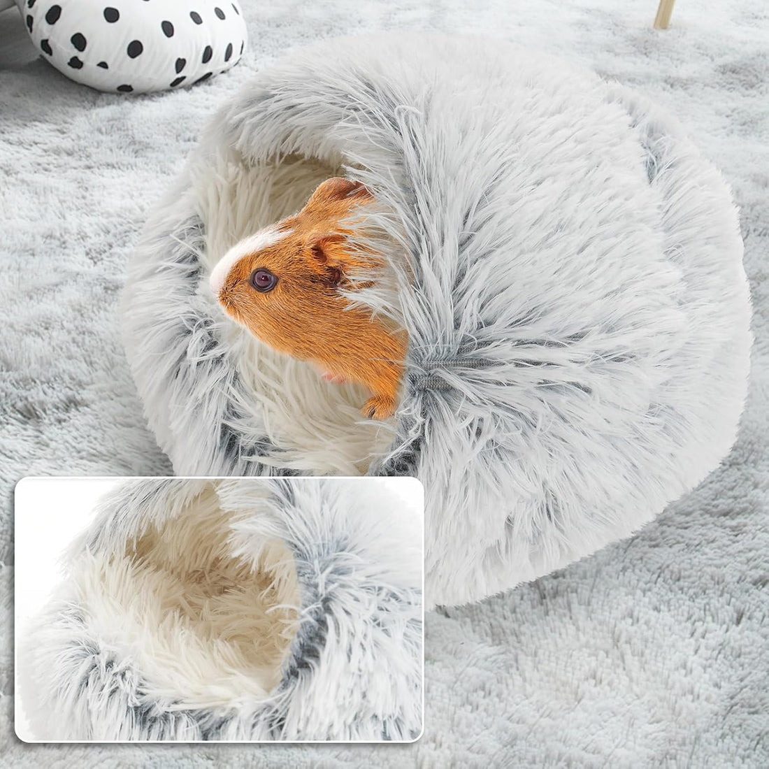 Guinea Pig Hideout, Doughnut Guinea Pig Bed, Hamster Rabbit Bunny Bed