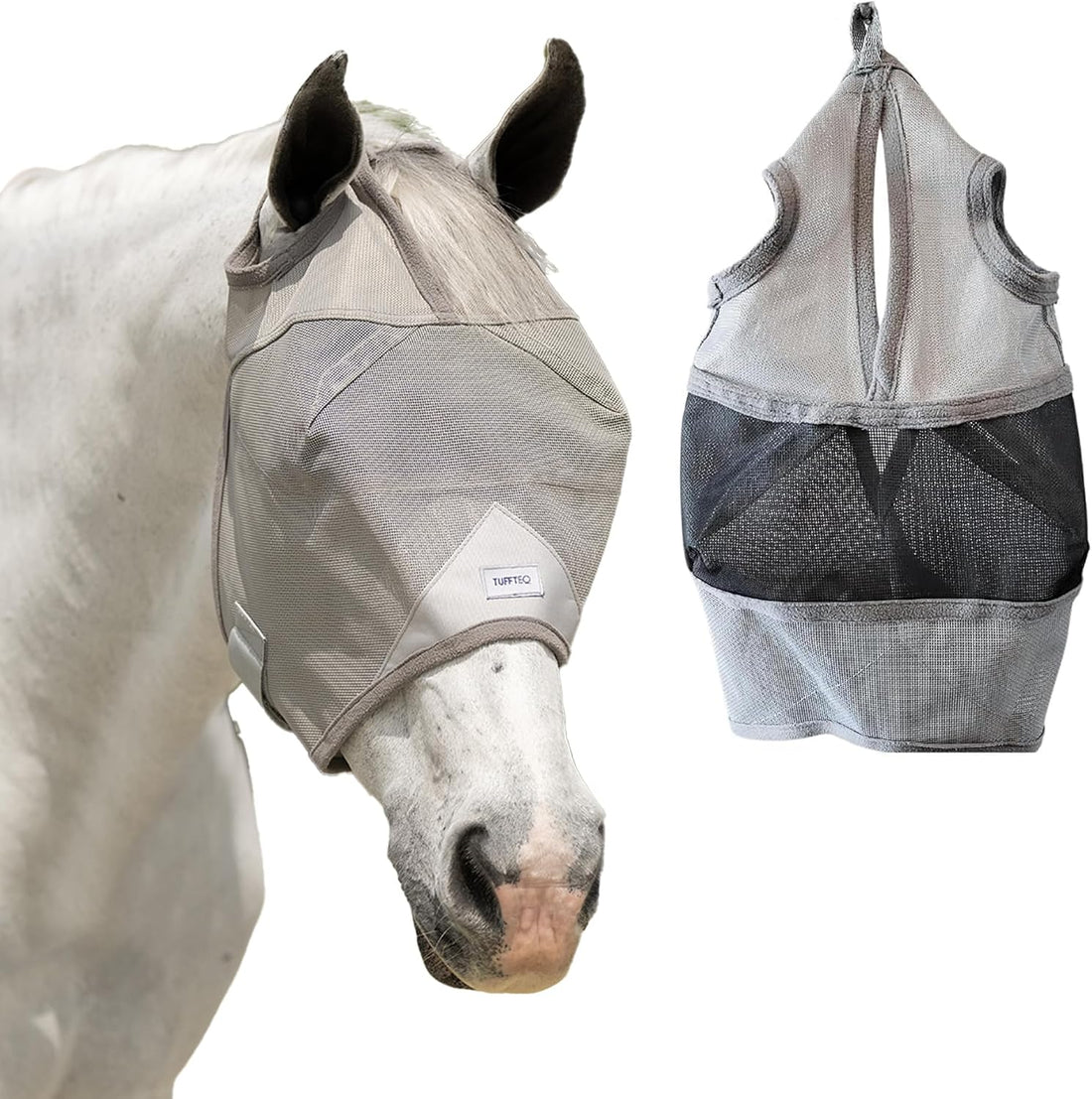 Horse Fly Mask Without Ears, UV Eye Protection, Standard Size