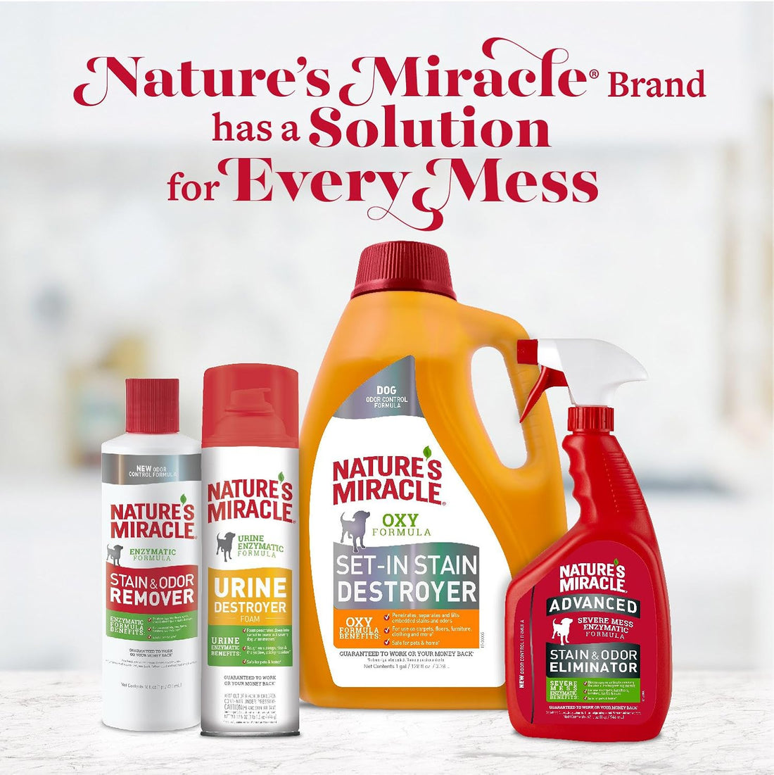 Nature’s Miracle Advanced Stain and Odor Eliminator Cat