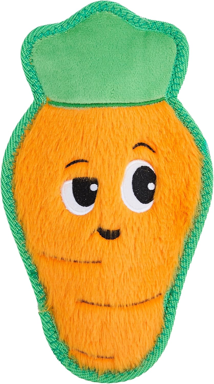 Outward Hound Tough Skinz Durable Chew Plush Squeaky Dog Toy, Avocado