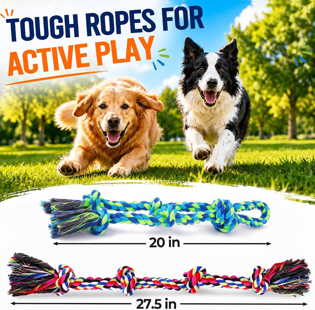 Eefitoys Tough Dog Rope Toys for Aggressive Chewers