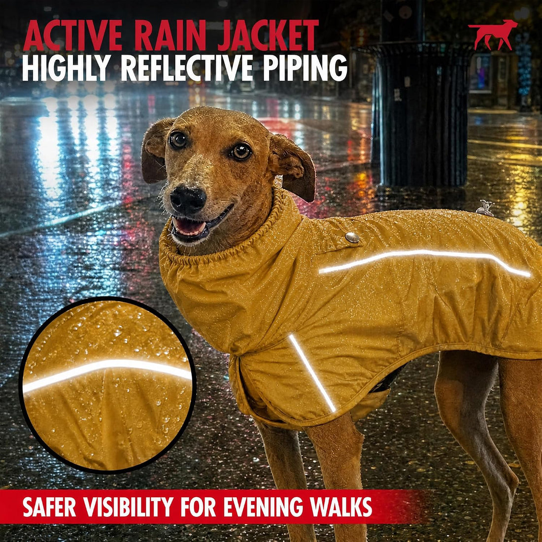 Tuff Pupper Waterproof Dog Raincoat