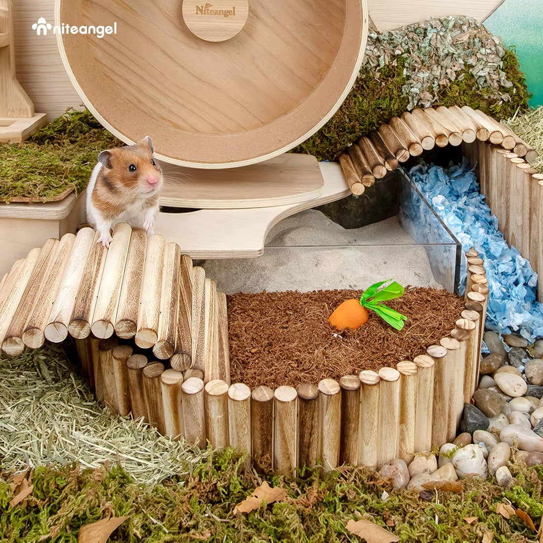 Niteangel Natural Coco/Cork Hamster Bedding