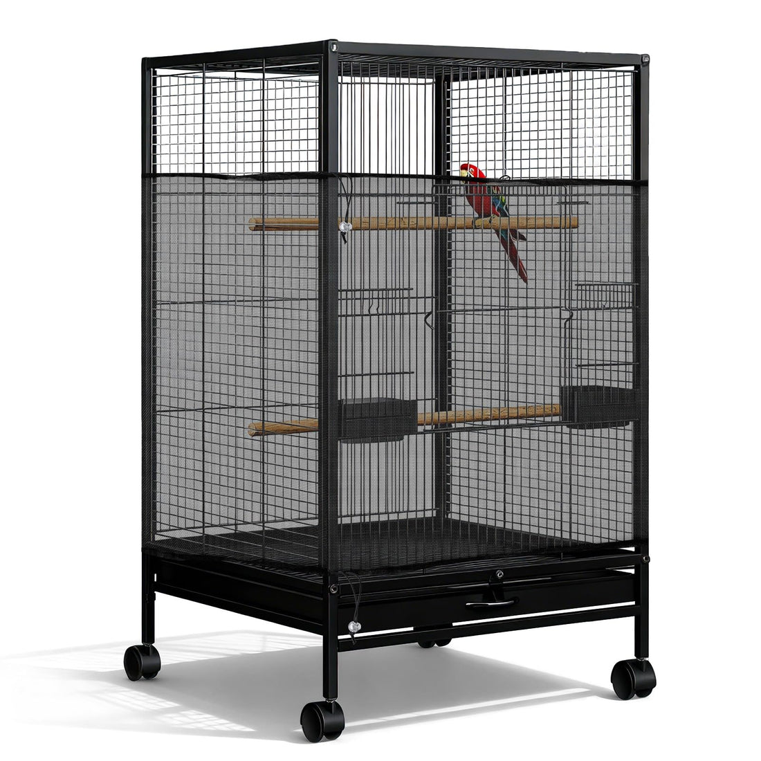 LIQWEI 1 Pc Large Bird Cage Seed Cather