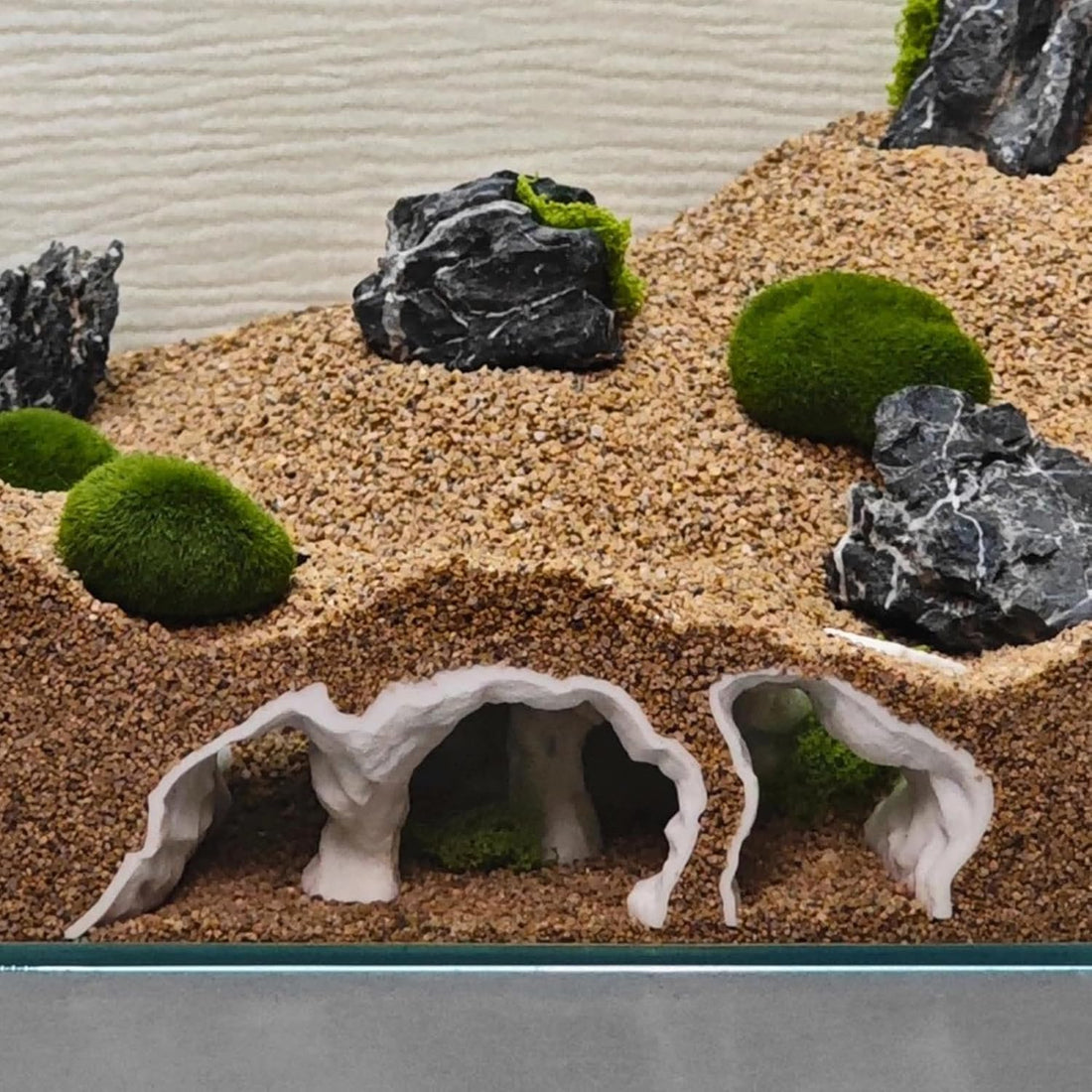 LIYAOLI Aquarium Ornaments Cave Tunnel with Viewing Ports