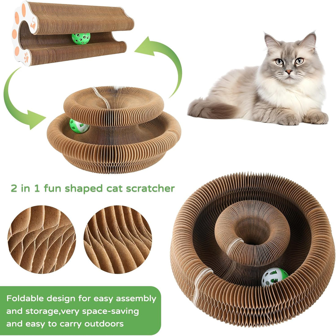 Goosheep Cat Toy Interactive for Indoor Cats Scratcher