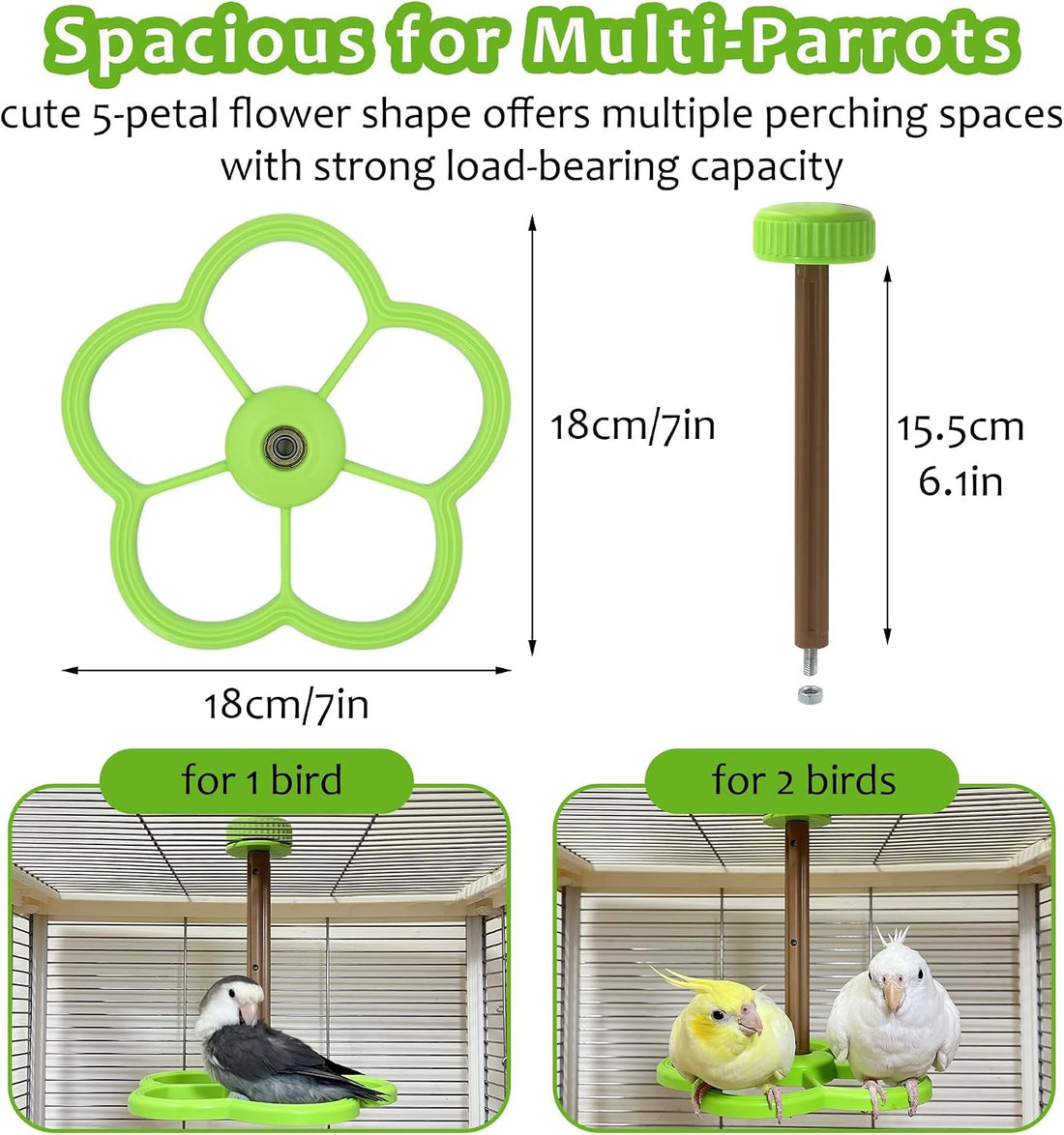 Jevnd Washable Bird Spinning Toy