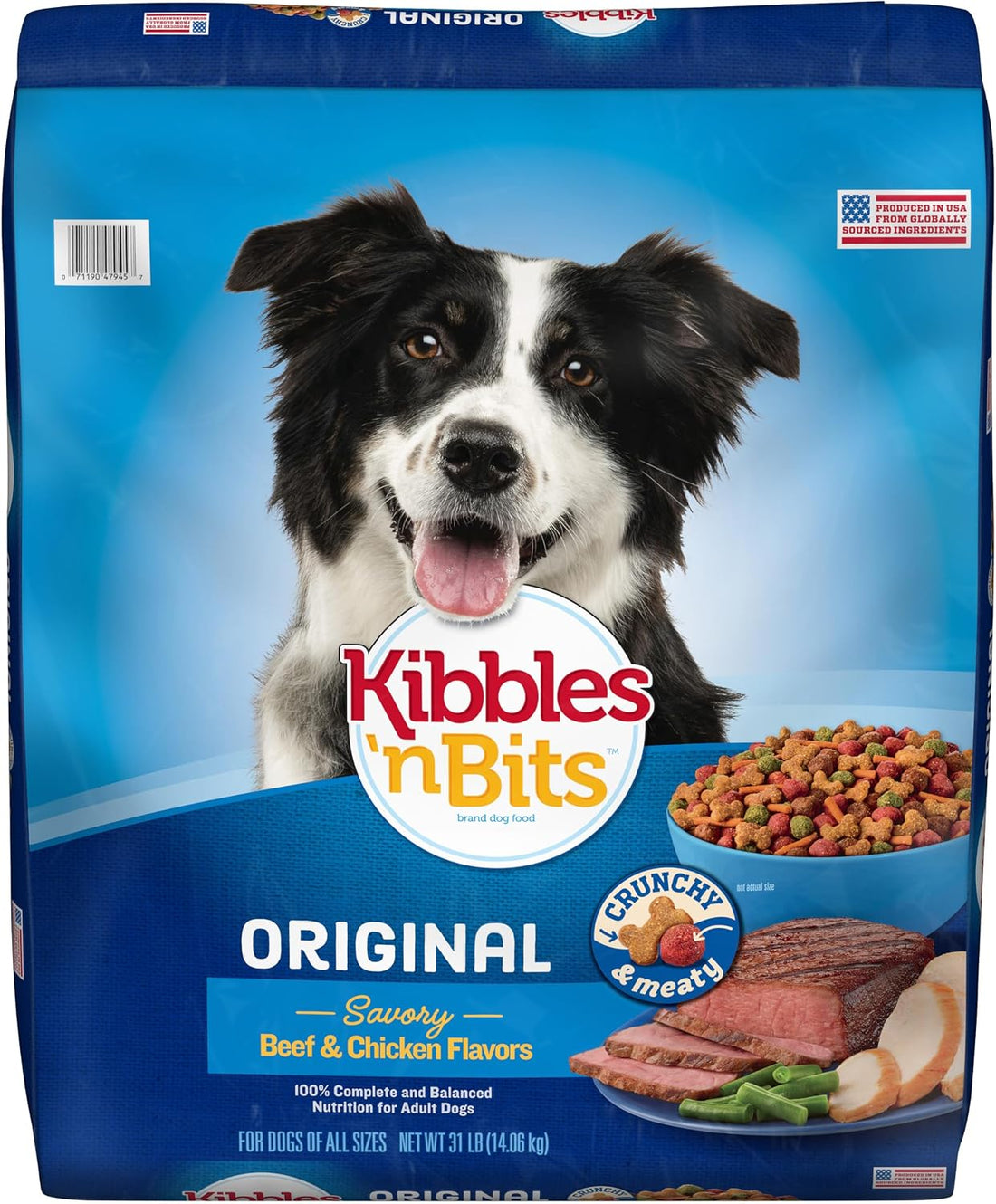 Kibbles 'n Bits Original Savory Beef & Chicken Flavor Dry Dog Food