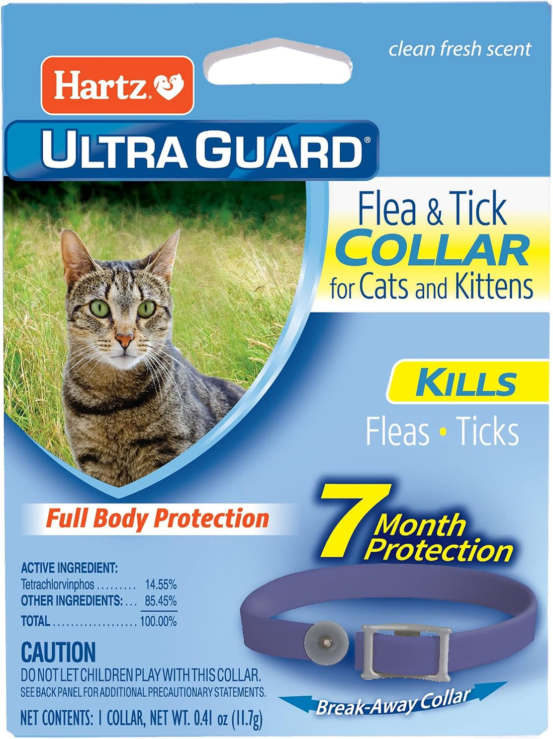 Hartz UltraGuard Purple Flea & Tick Collar for Cats and Kittens