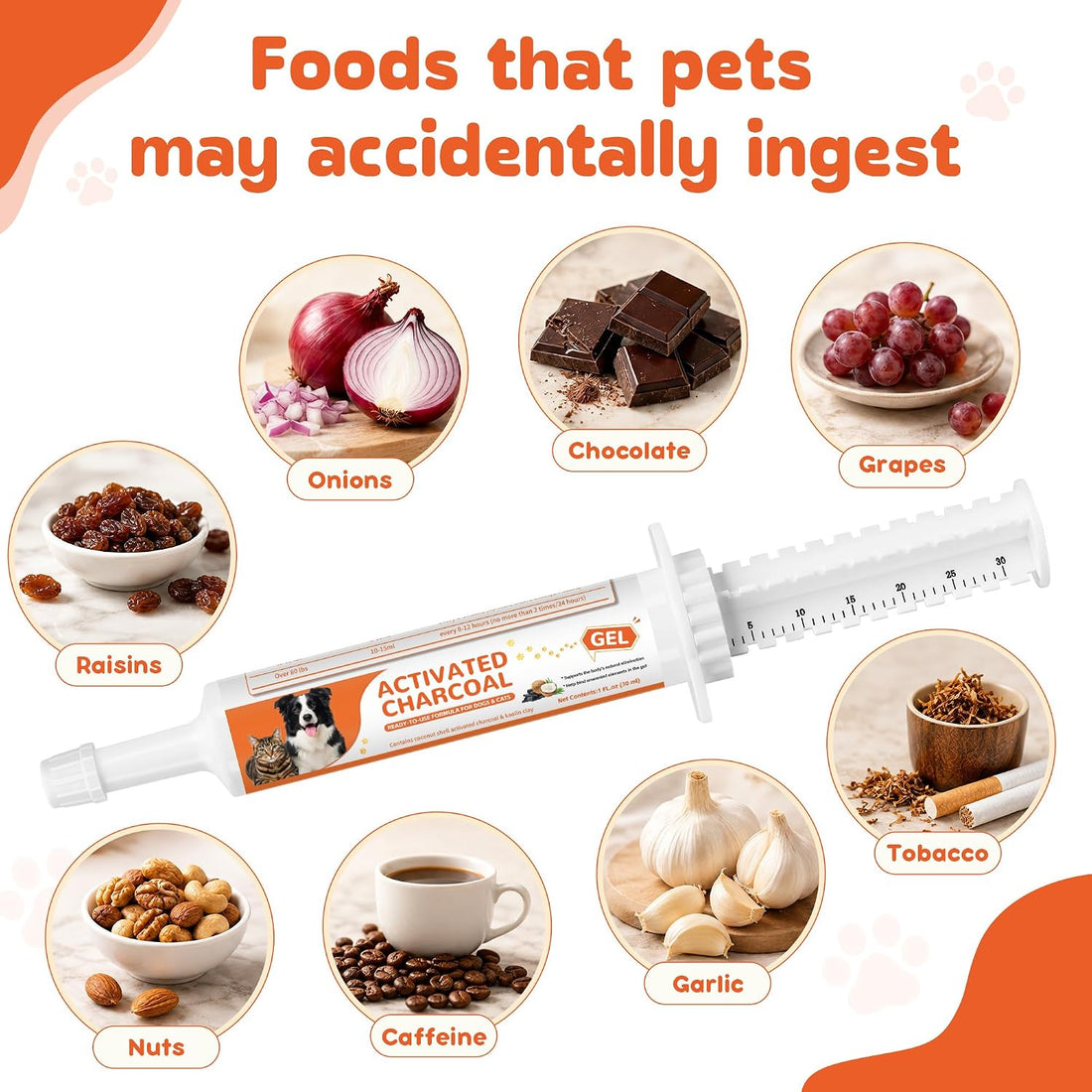 Activated Charcoal Paste for Dogs & Cats