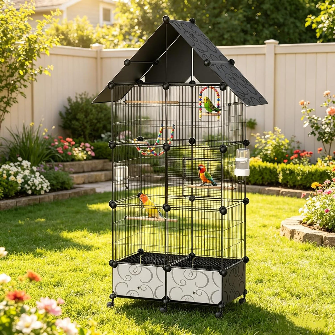 59 Inch Large Bird Cage for Parakeets
