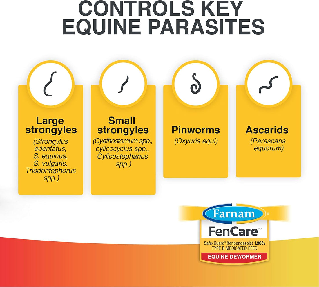 Farnam FenCare Safe-Guard 1.96% Equine Dewormer 5 Ounces