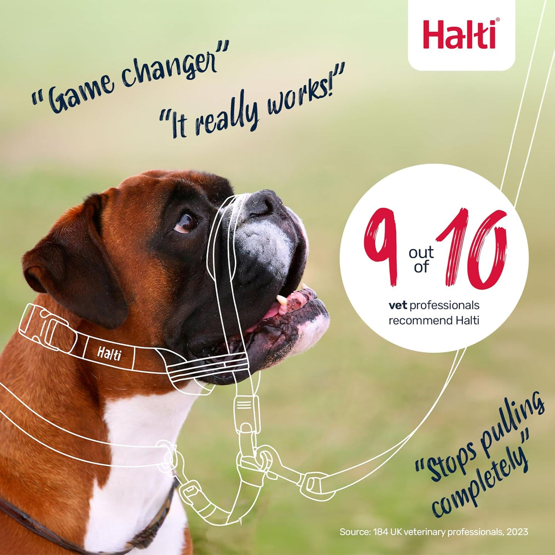 Halti Optifit Headcollar for Dogs | Size L