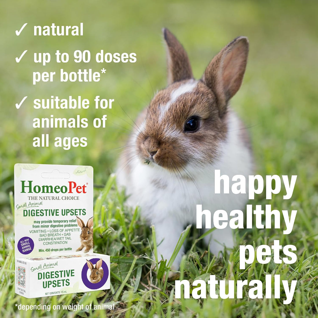 HomeoPet Small Animal Digestive Upsets, Supplement for Pets