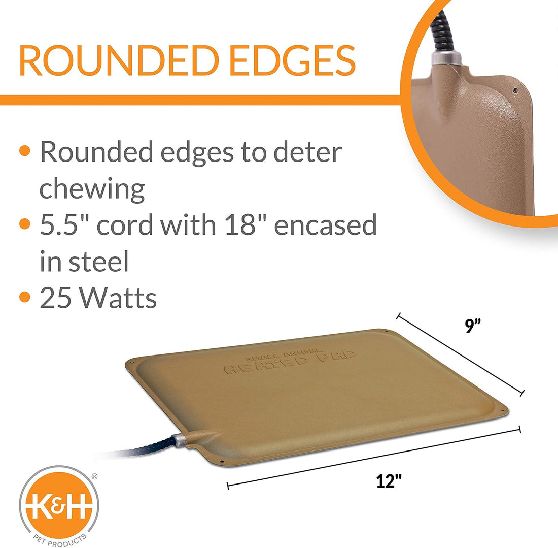 K&H Pet Products Extreme Weather Outdoor Heated Petite Kitty Pad