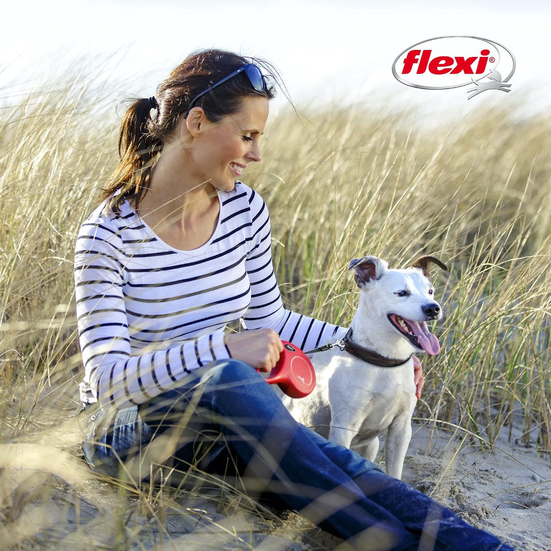 FLEXI New Classic Tape Retractable Dog Leash for Large Dogs Upto 110