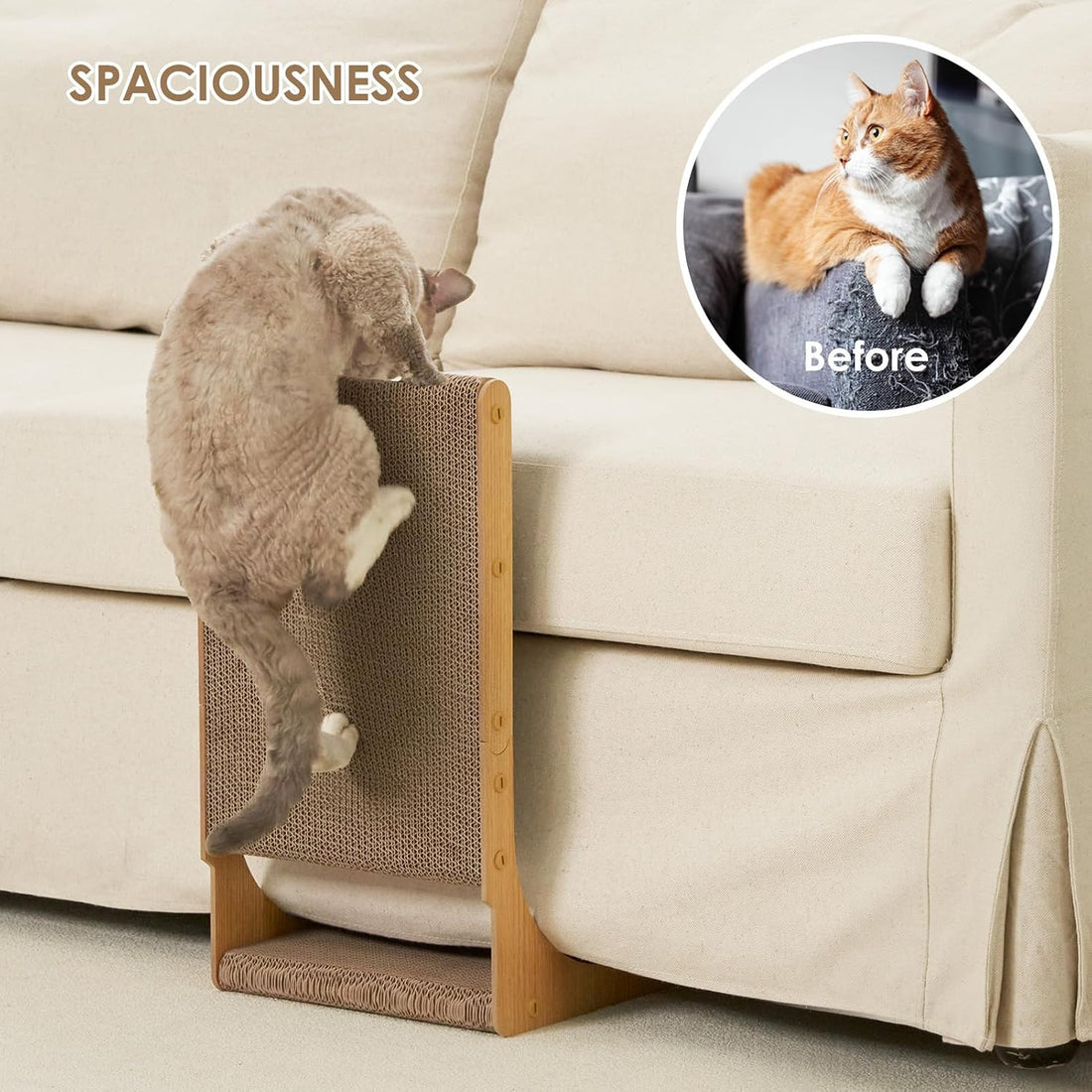 EHEYCIGA 2-Pack Cat Scratcher