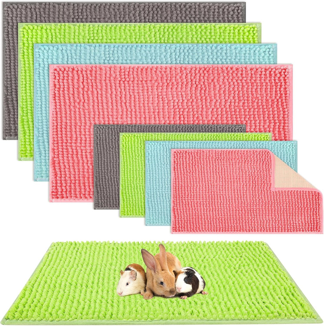 Barydat 8 Pcs Guinea Pig Cage Liner