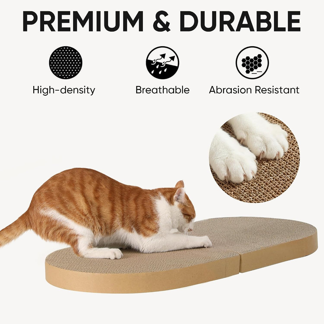 FUKUMARU 2 Packs Replacement Refills for 24 Inch Cat Scratcher Bed