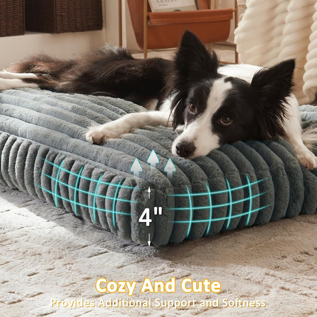 FURTIME Orthopedic Dog Beds Large Sized Dog