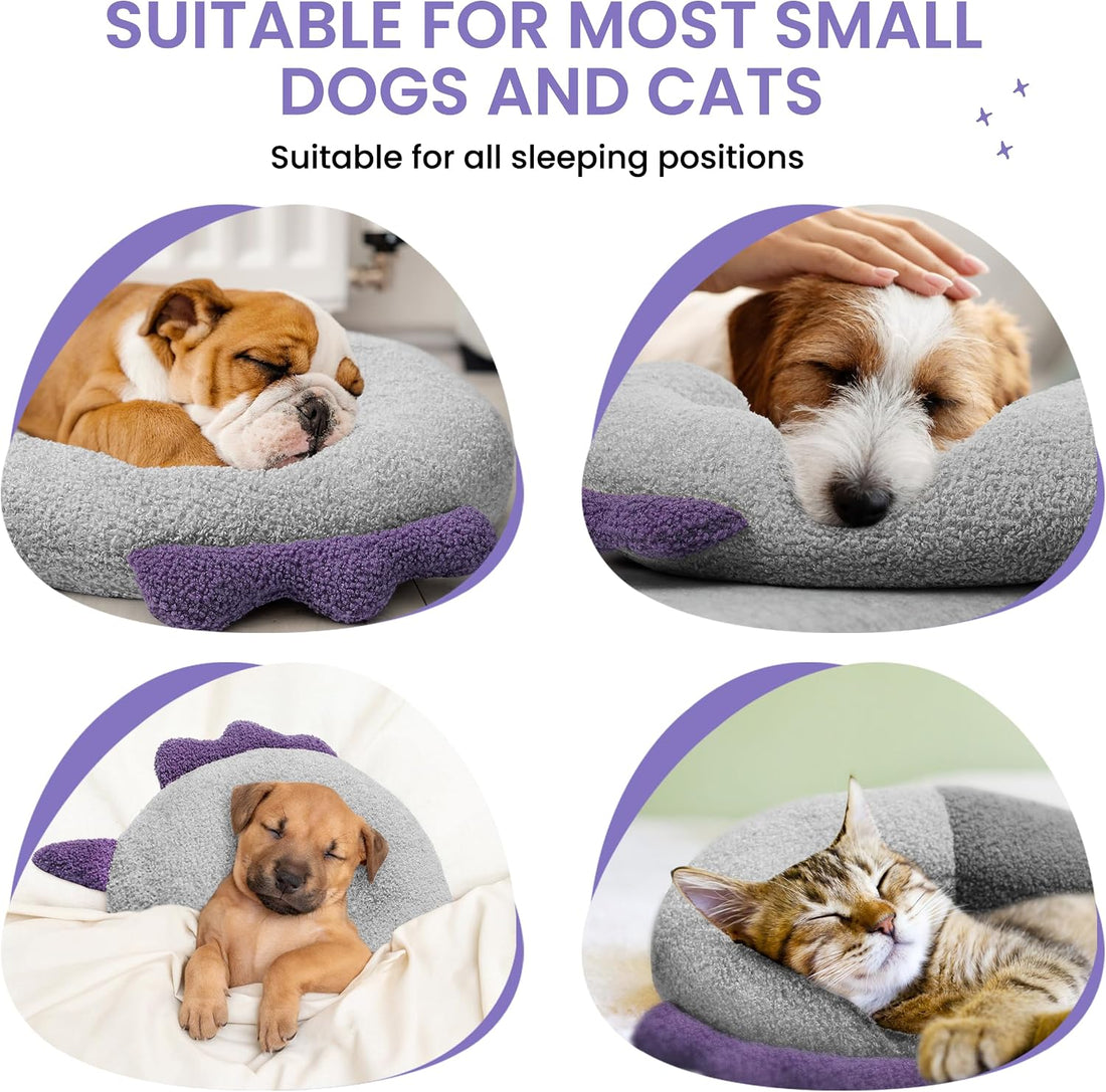 HiPetpy Dog Calming Pillow - Soft Neck Pillow for Dogs