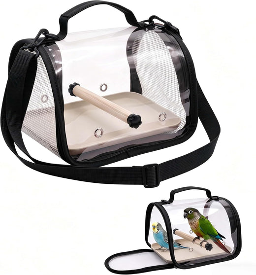 Bird Carrier Backpack with Breathable Mesh Windows