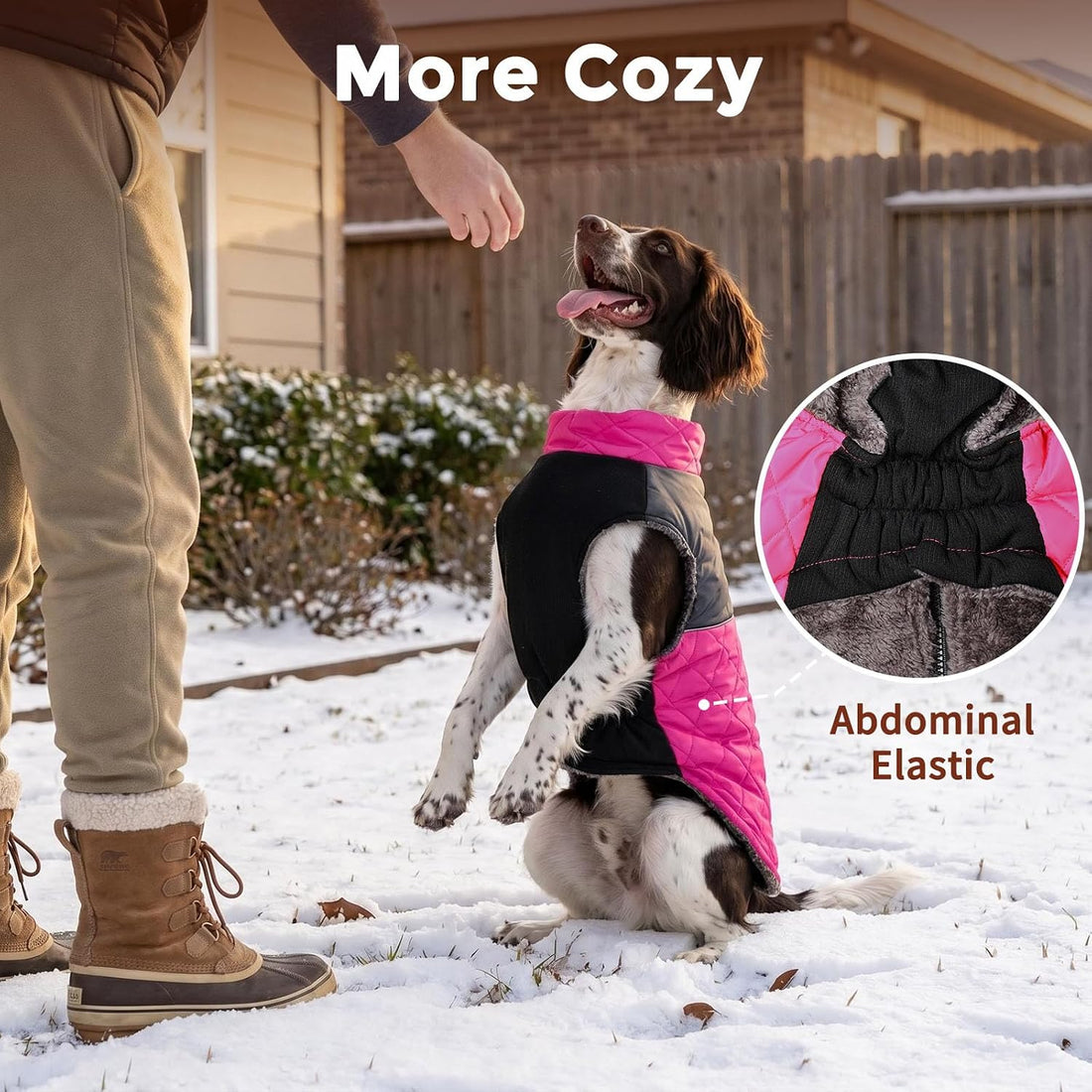 JoyDaog Winter Dog Coats for Small Dogs,Puppy Jacket
