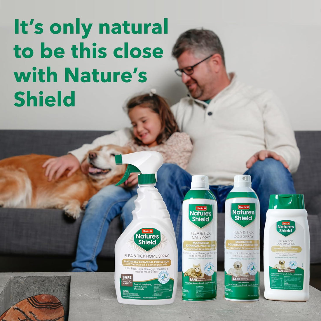 Hartz Nature’s Shield Flea & Tick Spray Treatment for Dogs