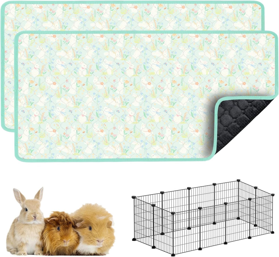 Guinea Pig Cage Liner, 49"x24" Bedding for Midwest Cage 2 Pack