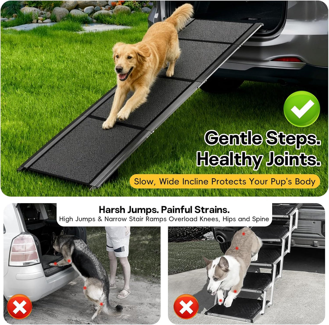 Dog Ramp for Large Pets, 71" L x 20" W