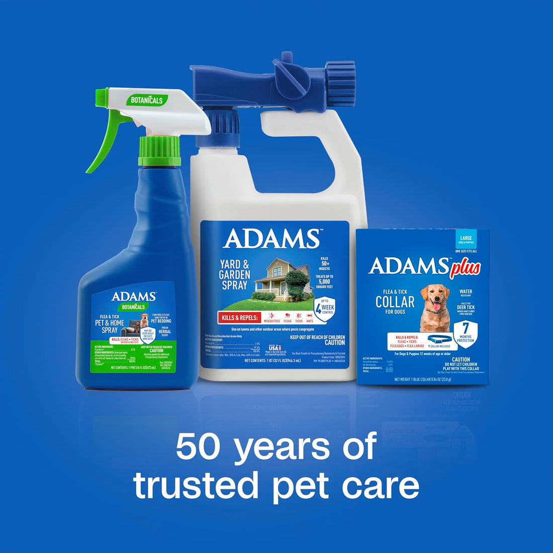 ADAMS Plus Flea & Tick Collar for Dogs, 7-Month Prevention, 1 Count