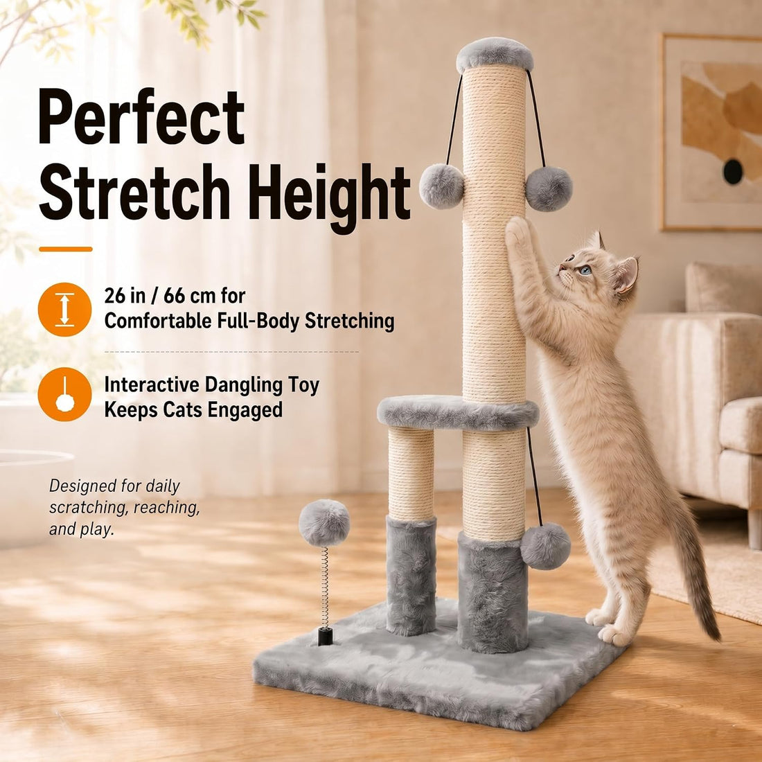 Dimaka Tall Cat Scratching Post