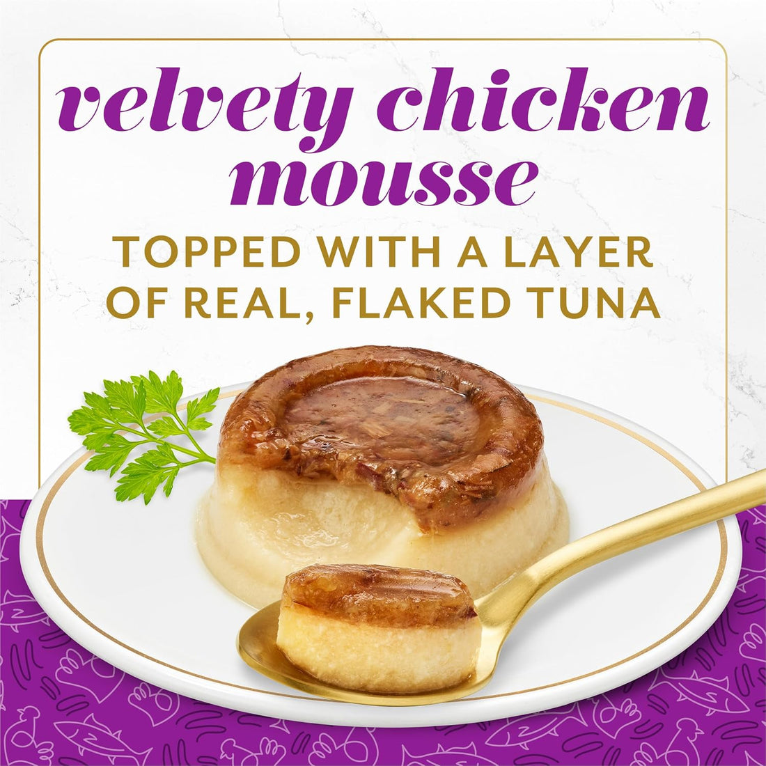 Purina Fancy Feast Layered Delights Chicken Mousse Topped with Flaked