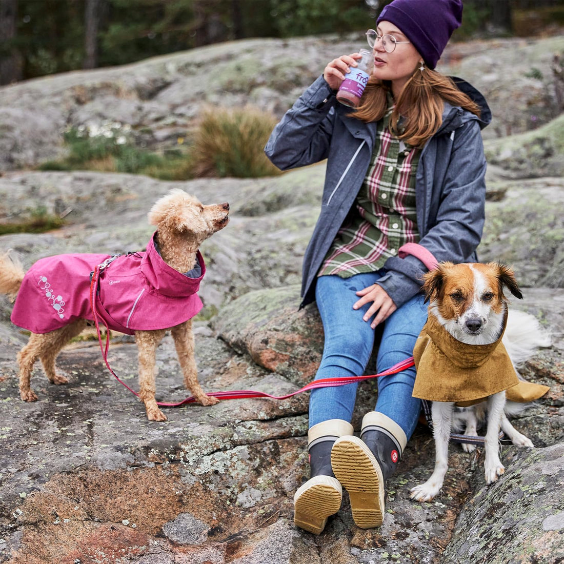 Hurtta Monsoon Coat II ECO, Wet Weather Dog Raincoat Coat