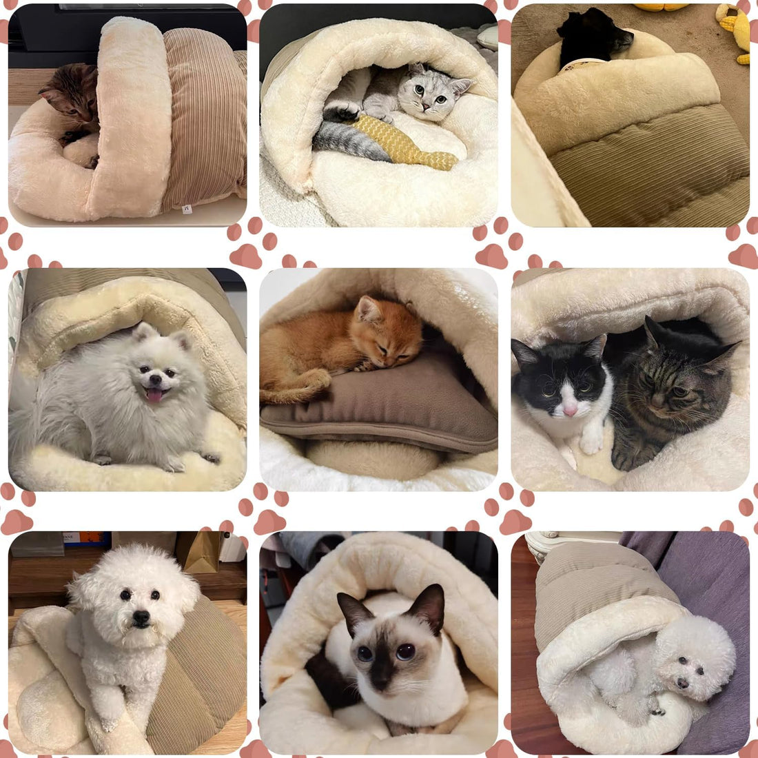 Romaneco Bed for Dog and Cat, Pet Bed