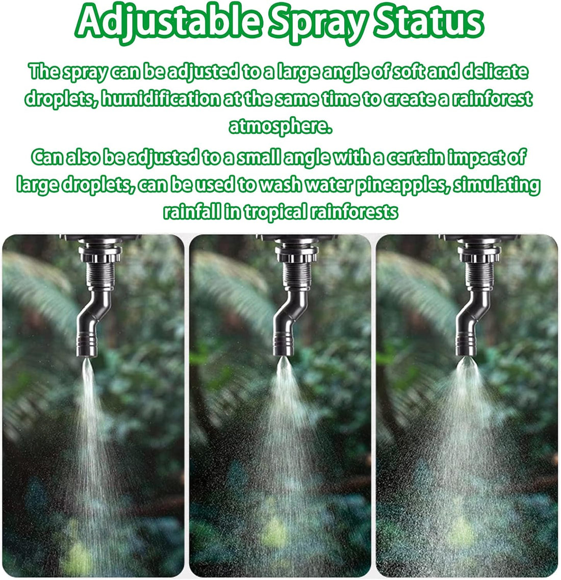 Reptile Mister Nozzles - T Double Misting Assembly