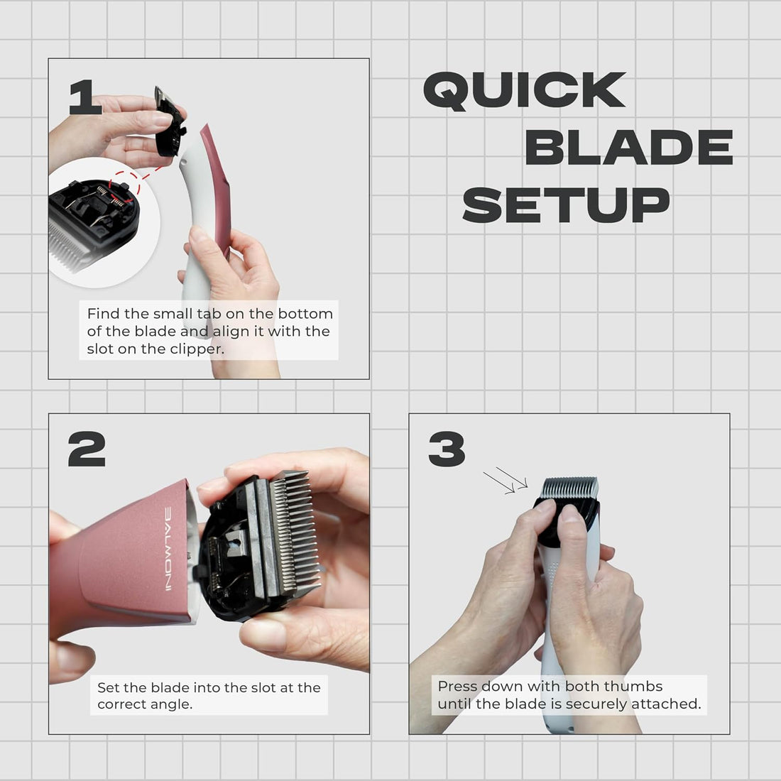 Professional Coarse + Fine 5-in-1 Clipper Blades for 580 Series