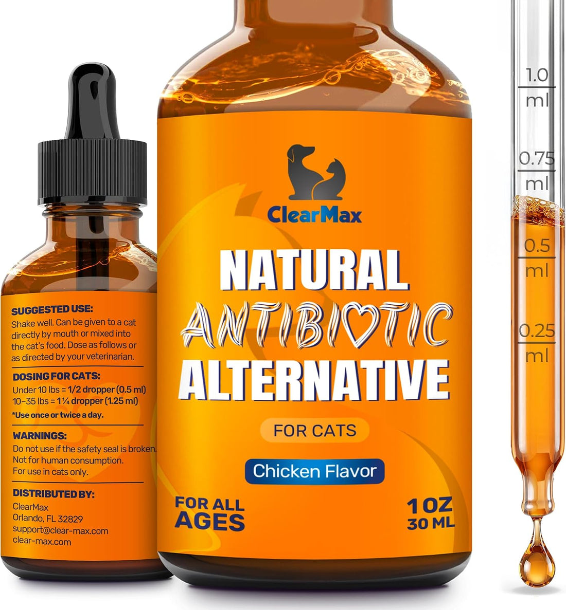 Cat Antibiotic Respiratory Support During Cough & Allergies