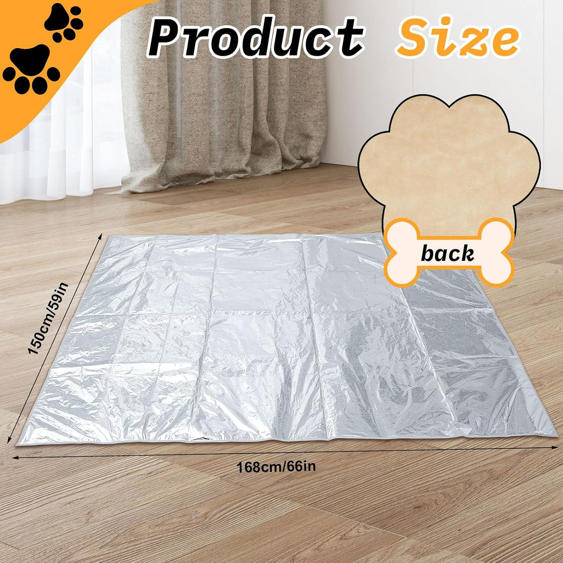 Kigley 1 Pcs Pet Deterrent Mat to Keep Dogs Off Couch
