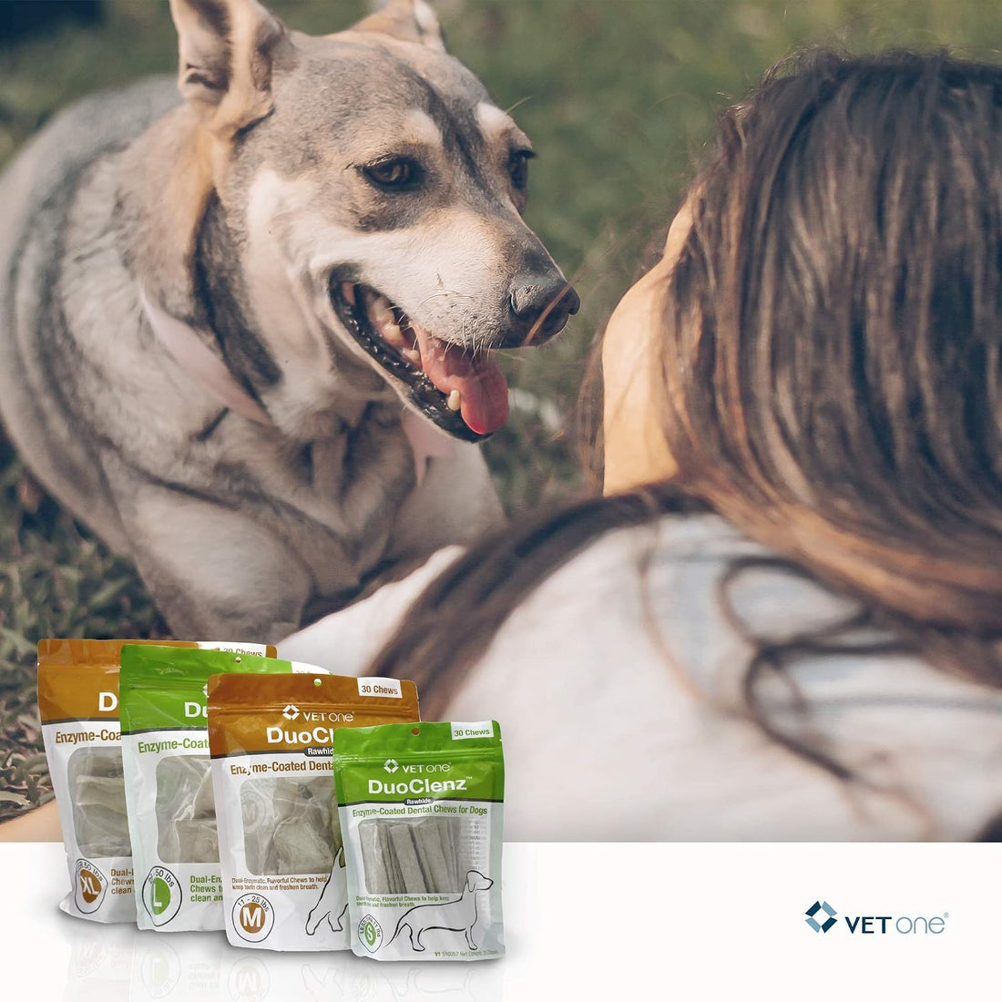 VetOne DuoClenz Dental Chews for Dogs