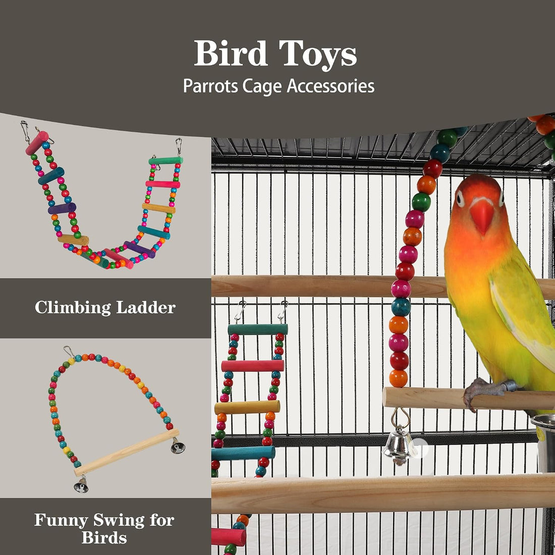 69 inch Large Bird Cages for Parrots,Large Parrot Cages for Large